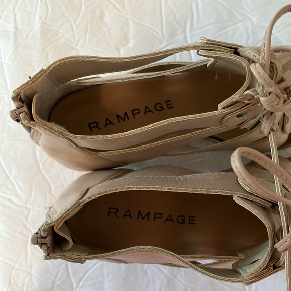 Rampage Valerie ankle blush heel shoes Sz 7M - Picture 5 of 10
